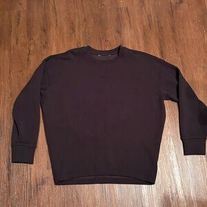SPANX sweatshirt women sz XS /S black EUC